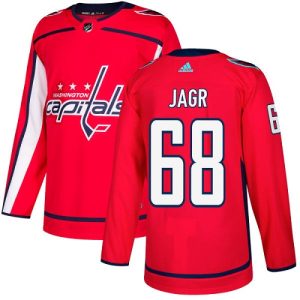 Herren Washington Capitals Eishockey Trikot Jaromir Jagr #68 Authentic Rot Heim